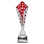 Galaxy Laser Trophy Silver & Red -  TR25616