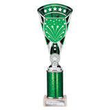 Cobra Star Multisport Tube Trophy - Green|Silver - TR25642