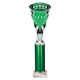Cobra Star Multisport Tube Trophy - Green|Silver - TR25642