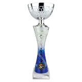 Vigour Trophy Silver & Blue - TR26209