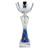 Vigour Trophy Silver & Blue - TR26209
