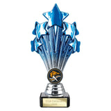 5 Star Trophy Blue and Silver - TR26542