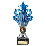 5 Star Trophy Blue and Silver - TR26542