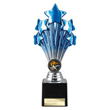 5 Star Trophy Blue and Silver - TR26542
