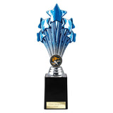 5 Star Trophy Blue and Silver - TR26542