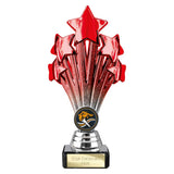 5 Star Trophy Red and Silver - TR26543