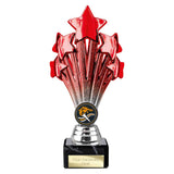 5 Star Trophy Red and Silver - TR26543