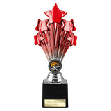 5 Star Trophy Red and Silver - TR26543