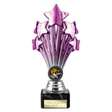 5 Star Trophy Purple and Silver - TR26545