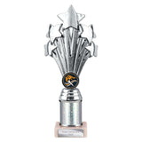 5 Star Multisport Tube Trophy Silver - TR26547
