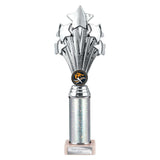 5 Star Multisport Tube Trophy Silver - TR26547