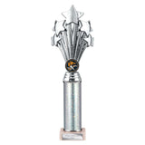 5 Star Multisport Tube Trophy Silver - TR26547