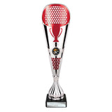 Eclectic Trophy Silver & Red - TR26640