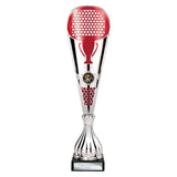 Eclectic Trophy Silver & Red - TR26640