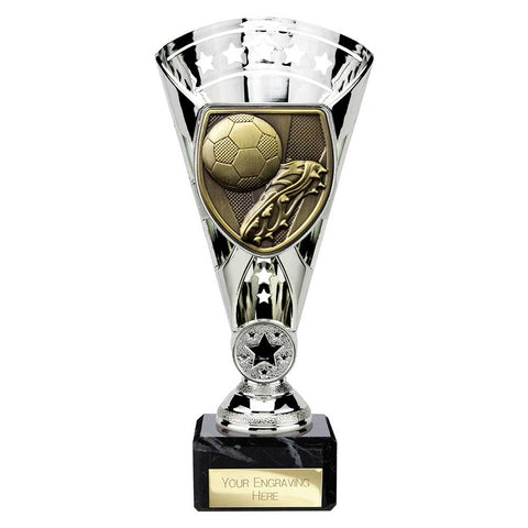 Cobra Star Cup Football Boot & Ball - Silver - TS24195