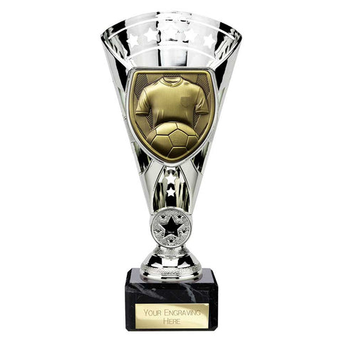 Cobra Star Cup Football Shirt & Ball - Silver - TS24206
