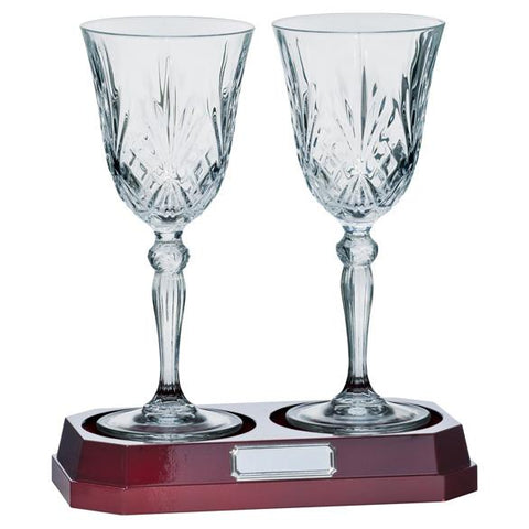 Lindisfarne St Joseph Crystal Wine Glasses CR1739