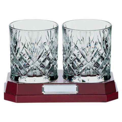 Lindisfarne St Oswald Whiskey Glasses Crystal CR17523