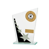 Mega Star Multisport Jade Glass Award Black & Silver CR17528