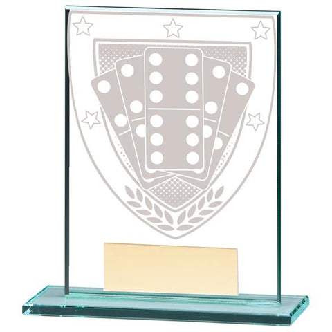 Millennium Dominoes Jade Glass Award CR20374