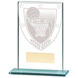 Millennium Netball Jade Glass Award CR20386