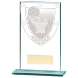 Millennium Netball Jade Glass Award CR20386