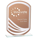 Argon Mirrored Glass Award Bronze  CR23081