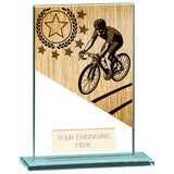 Mustang Cycling Jade Glass Award  CR23140