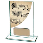 Colour Curve Music Jade Glass Award CR4763A