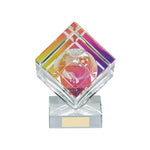Victorious Football Crystal Cube Award CR9232