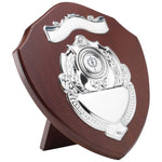 Wooden Shield Chrome Decoration (TRS4-8)