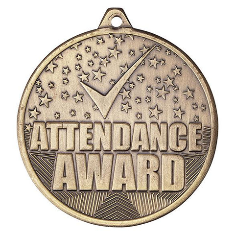 Cascade Attendance Iron Medal Antique GoldMM19040