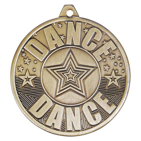 Cascade Dance Iron Medal Antique GoldMM19041