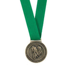 Olympia Medal Ribbon Stitched Green 400 xMR16068