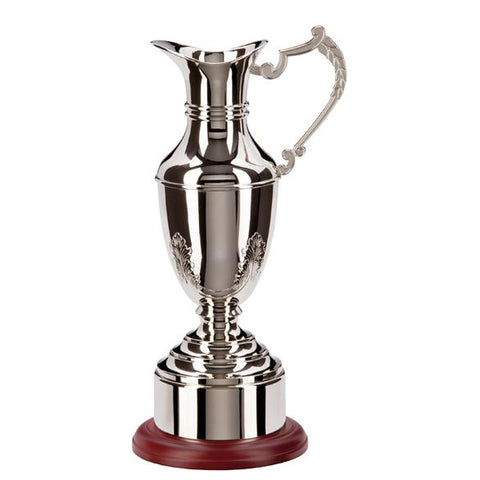 The Classic Nickel Plated Golf Claret Jug NP1558