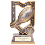 Apex Rugby Award Antique Silver  RF23047