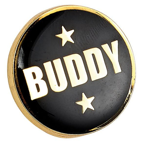 Heritage Buddy Pin Badge Black & GoldSB19031