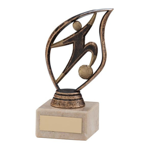 Flame Football Bronze & Gold Trophy TR17550