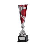 Quest Laser Cut Silver & Red Cup TR17558