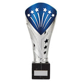 All Stars Large Rapid Trophy Silver & Blue TR19520