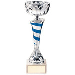 Eternity Cup Silver & Blue 240mm