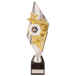 Pizzazz Plastic Trophy Silver & Gold 300mm