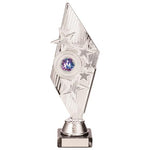 Pizzazz Plastic Trophy Silver TR20523