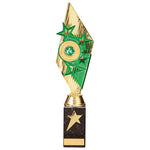 Pizzazz Plastic Trophy Gold & Green TR20524