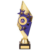 Pizzazz Plastic Trophy Gold & Purple TR20525