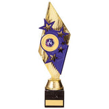 Pizzazz Plastic Trophy Gold & Purple TR20525