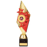 Pizzazz Plastic Trophy Gold & Red TR20527
