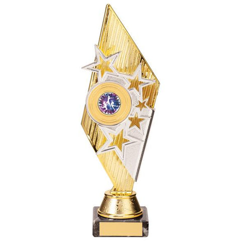 Pizzazz Plastic Trophy Gold & Silver 270mm