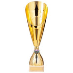 Rising Stars Deluxe Plastic Lazer Cup Gold 335mm