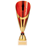 Rising Stars Deluxe Plastic Lazer Cup Gold & Red 315mm